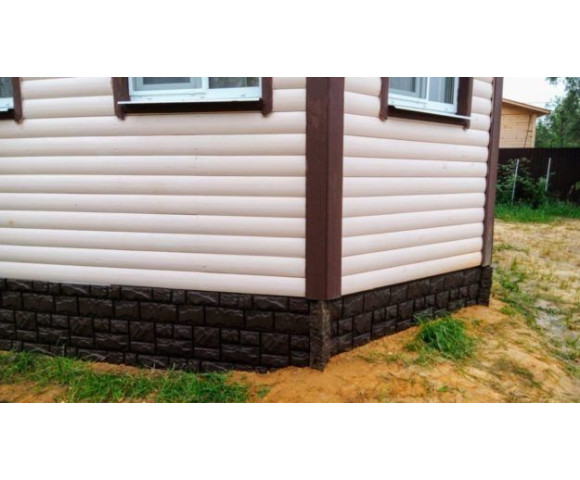 Цокольный сайдинг Саnada Ridge Коричневый Камень