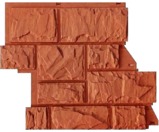 Цокольный сайдинг Саnada Ridge Терракот