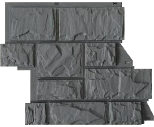 Цокольный сайдинг Саnada Ridge Темно Серый