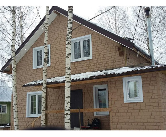 Цокольный сайдинг Саnada Ridge Бежевый