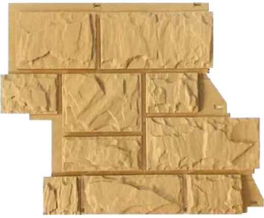 Цокольный сайдинг Саnada Ridge Кремовый