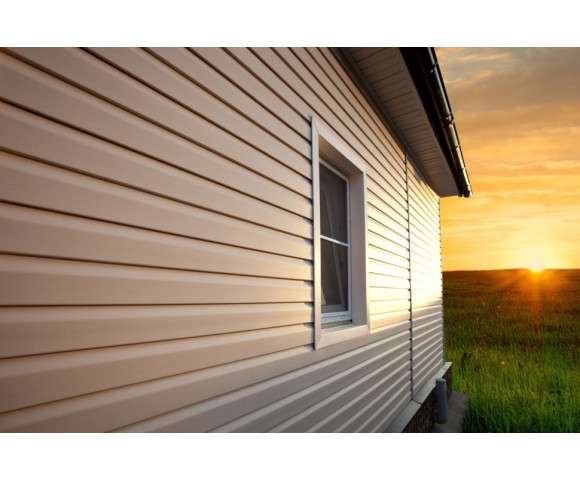 Сайдинг Grand Line Корабельный брус D4,4 бежевый