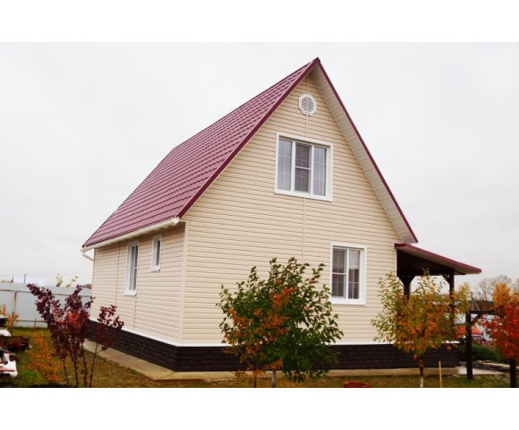 Сайдинг Grand Line Корабельный брус D4,4 бежевый