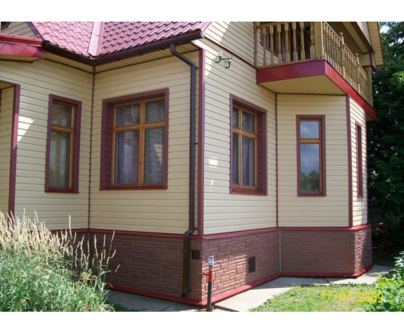 Сайдинг Mitten Sentry акриловый RichmondRed