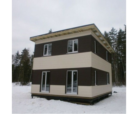 Сайдинг Tecos Ardennes корабельный брус Cлоновая кость