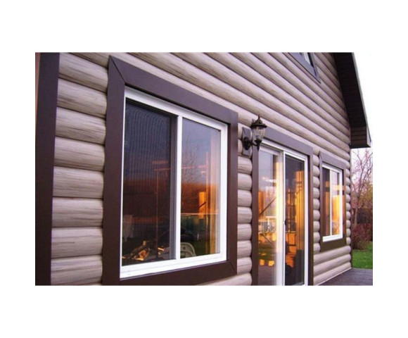 Сайдинг Docke Люкс Блок хаус Орех