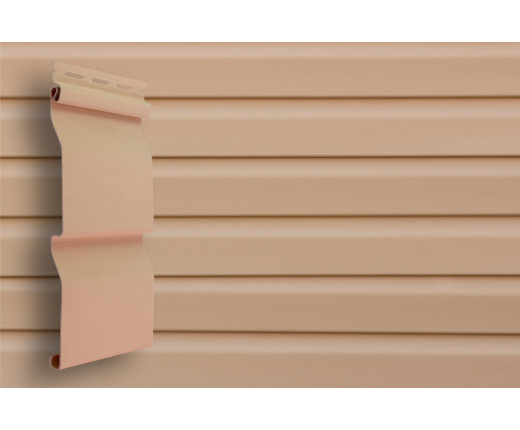 Сайдинг Grand Line Корабельный брус D4 Slim персиковый