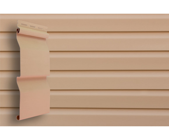 Сайдинг Grand Line Корабельный брус D4 Slim персиковый