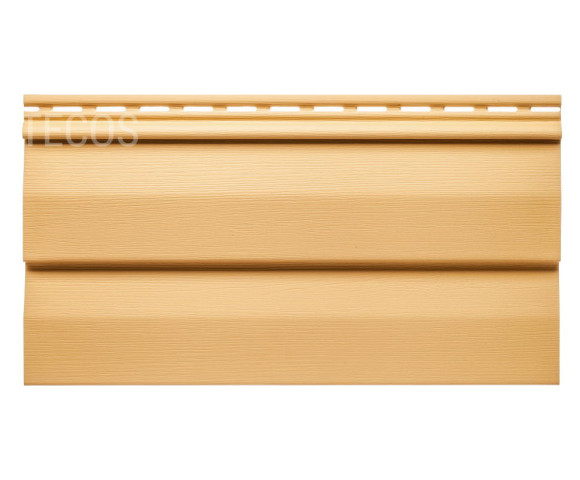 Сайдинг Tecos Ardennes корабельный брус Золотой песок