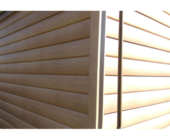 Сайдинг Docke Люкс Блок хаус Рябина