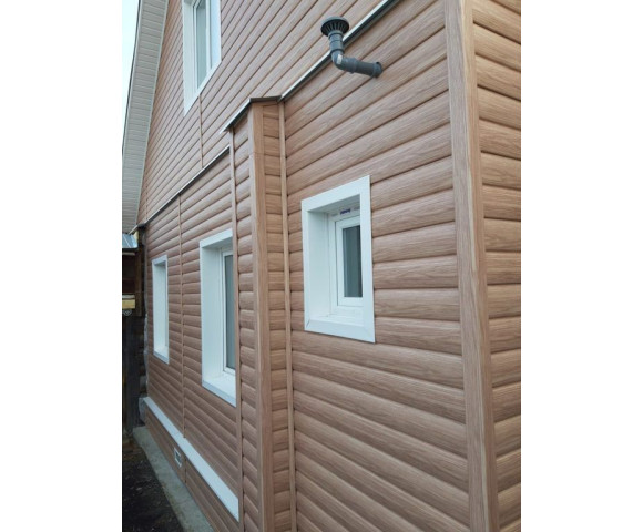 Сайдинг Docke Люкс Блок хаус Рябина