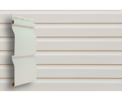 Сайдинг Grand Line Корабельный брус D4,4 белый