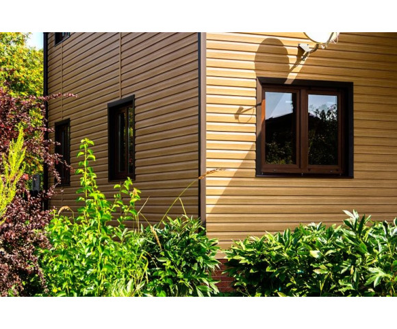 Сайдинг Grand Line Корабельный брус D4,4 Tundra клен