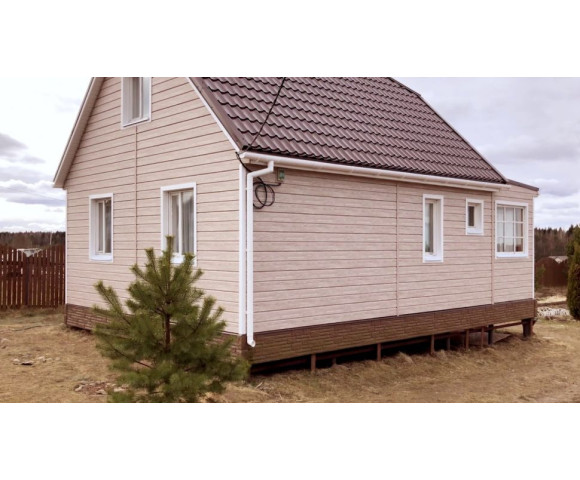 Сайдинг Docke Люкс Профилированный брус Орех