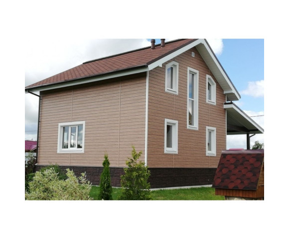 Сайдинг Docke Люкс Профилированный брус Орех