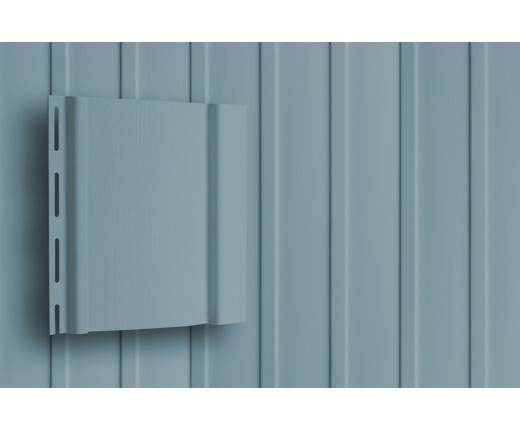 Сайдинг Grand Line вертикальный Color Plus голубой