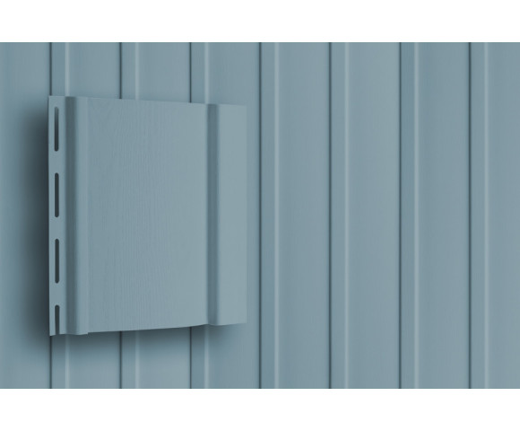 Сайдинг Grand Line вертикальный Color Plus голубой