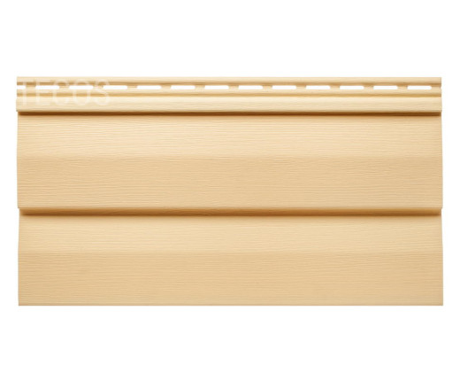 Сайдинг Tecos Ardennes корабельный брус Ваниль