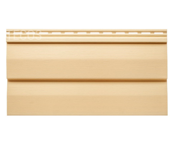 Сайдинг Tecos Ardennes корабельный брус Ваниль