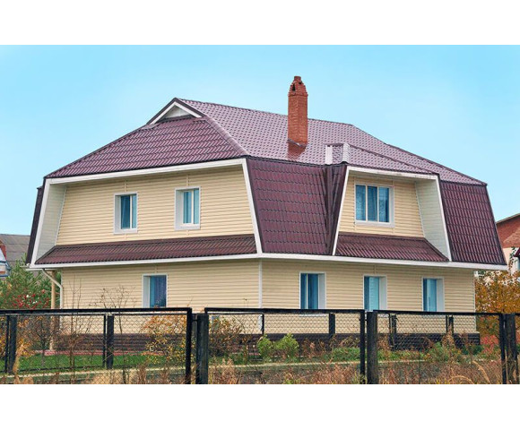 Сайдинг Tecos Ardennes корабельный брус Ваниль