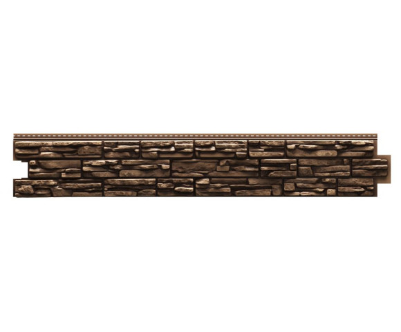 Виниловый сайдинг Docke Rocky кедровый орех