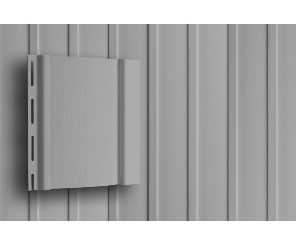 Сайдинг Grand Line вертикальный Standart серый