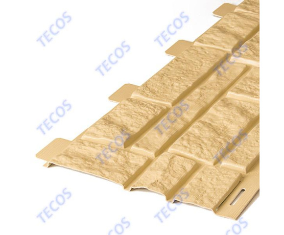 Фасадные панели Текос Натуральный камень Бежевый