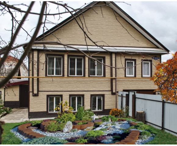 Фасадные панели Текос Натуральный камень Бежевый