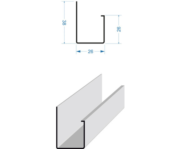 Гибкий профиль для сайдинга Деке