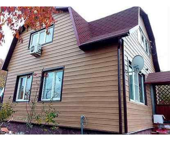 Сайдинг Docke Люкс Профилированный брус Рябина