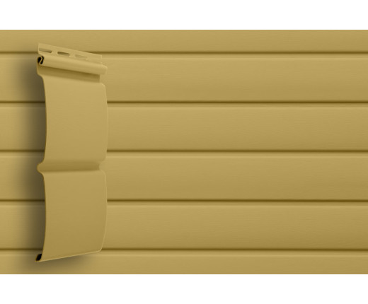 Сайдинг Grand Line Блок хаус D4,8 карамельный