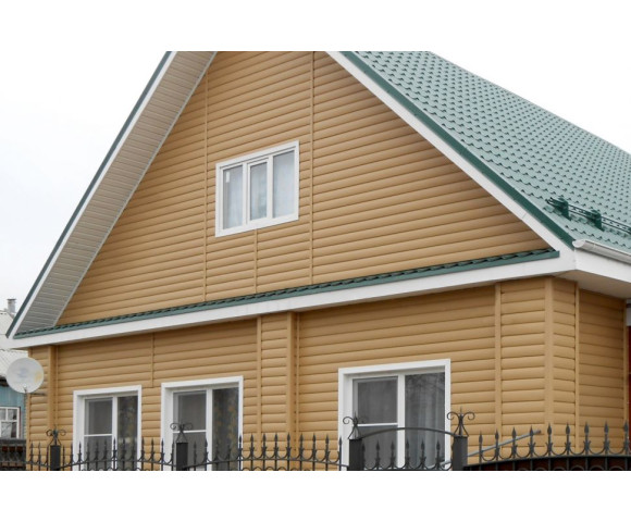 Сайдинг Grand Line Блок хаус D4,8 карамельный