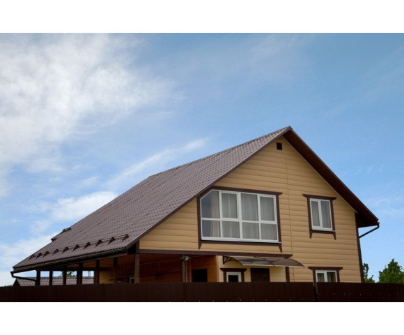 Сайдинг Grand Line Блок хаус D4,8 карамельный