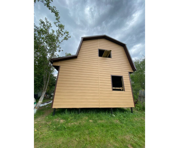 Сайдинг Grand Line Natural-Брус S7 Tundra клен