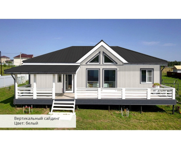 Сайдинг Grand Line вертикальный Standart белый