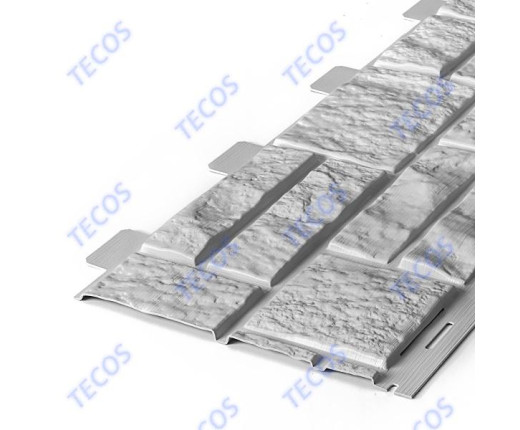 Фасадные панели Текос Натуральный камень Серый