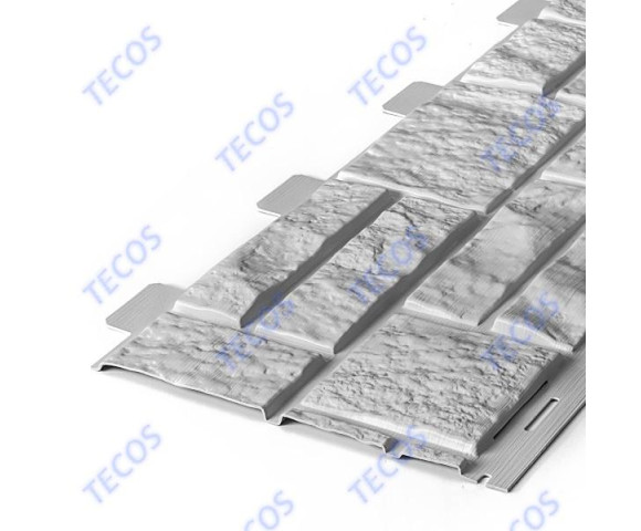 Фасадные панели Текос Натуральный камень Серый