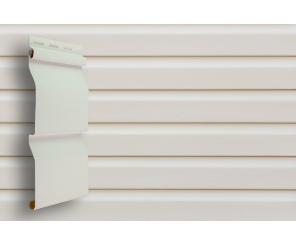 Сайдинг Grand Line Корабельный брус D4 Slim белый