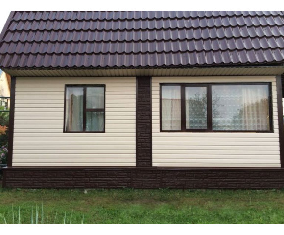 Сайдинг Grand Line Корабельный брус D4 Slim белый