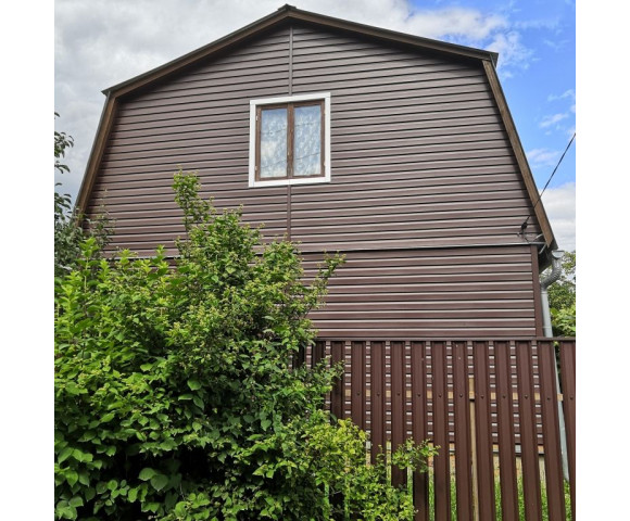 Сайдинг Grand Line Корабельный брус D4,4 Акриловый тёмный дуб