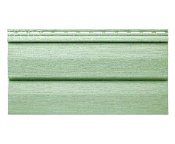 Сайдинг Tecos Ardennes корабельный брус Светло-салатовый