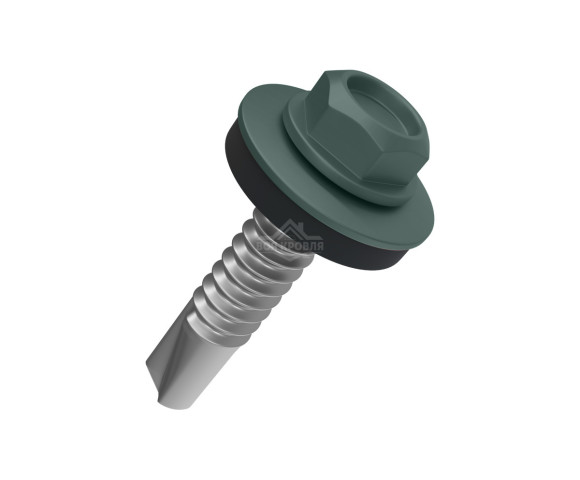 Саморез 4.8х35 мм Полиэстер RAL 7005