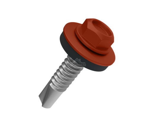 Саморез 4.8х35 мм Полиэстер RAL 8004