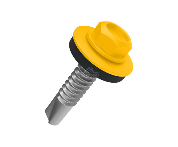 Саморез 4.8х35 мм Полиэстер RAL 1018