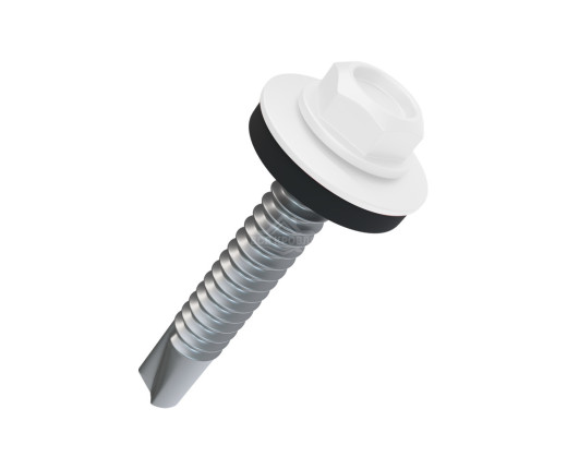 Саморез 4.8х50 мм Полиэстер RAL 9003