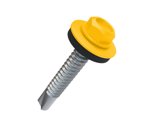 Саморез 4.8х50 мм Полиэстер RAL 1018