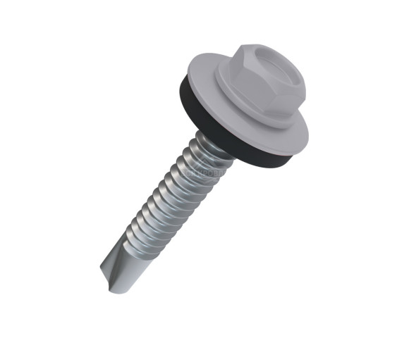 Саморез 4.8х50 мм Полиэстер RAL 7004