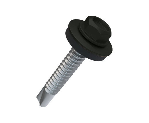 Саморез 4.8х50 мм Полиэстер RAL 9005