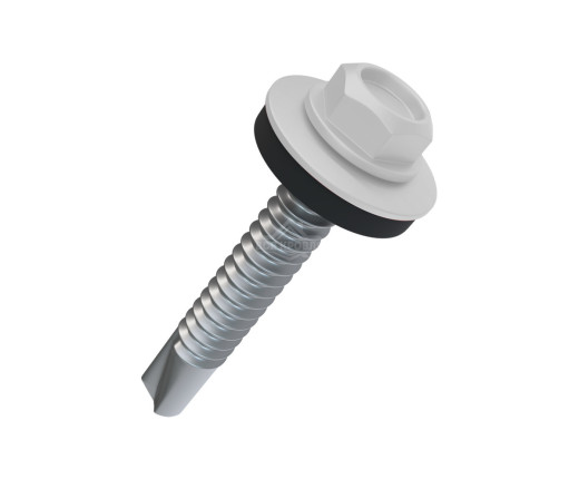 Саморез 4.8х50 мм Полиэстер RAL 7035