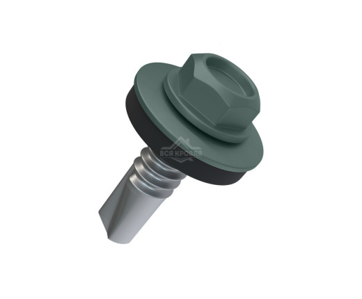 Саморез 5.5х19 мм Полиэстер RAL 7005